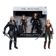 The Witcher - Figurine Geralt et Ciri (Netflix Season 3) 18 cm