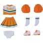 Original Character - Accessoires pour figurines Nendoroid Doll Outfit Set: Cheerleader (Orange)