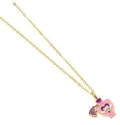 Harry Potter - Pendentif et collier plaqué or Love Potion