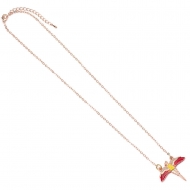 Harry Potter - Collier argent Fawkes (Plaqué or)