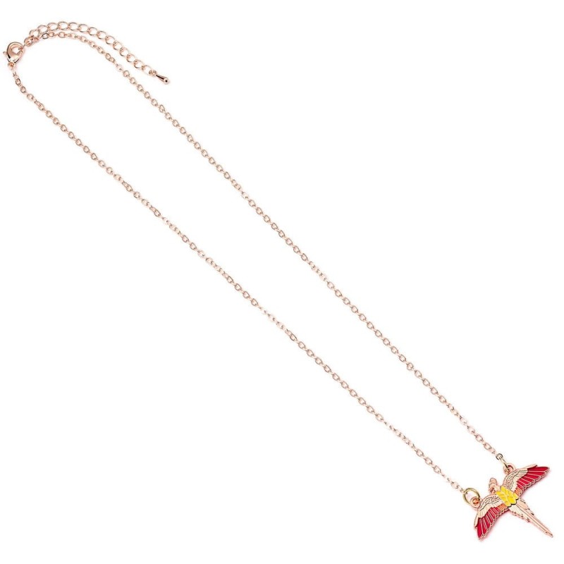 Harry Potter - Collier argent Fawkes (Plaqué or) Harry Potter - Collier argent Fawkes (Plaqué or)