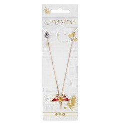 Harry Potter - Collier argent Fawkes (Plaqué or)