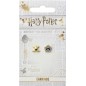 Harry Potter - Boucles d'oreille plaqué or Chocolate Frog & Box