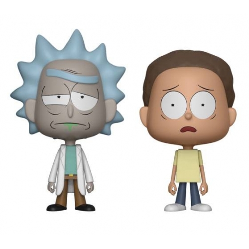 Rick et Morty - Pack 2 VYNL figurines Rick & Morty 10 cm