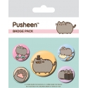 Pusheen - Pack 5 badges Fancy