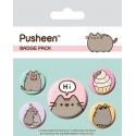 Pusheen - Pack 5 badges Says Hi