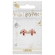 Harry Potter - Boucles d'oreille plaqué or Fawkes