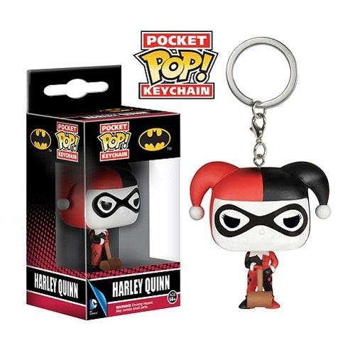 DC Comics - Porte-clés POP! Harley Quinn 4 cm