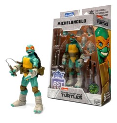 Les Tortues Ninja - Figurine BST AXN Michelangelo (IDW Comics) 13 cm