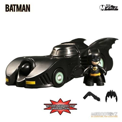 Batman - Figurine Mini Mez-Itz Batman avec sa Batmobile