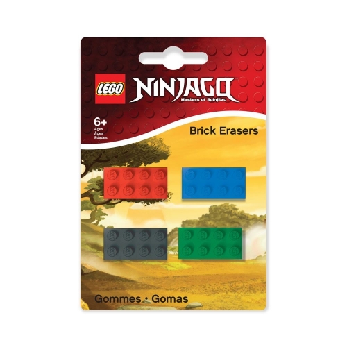 LEGO Ninjago - Pack 4 gommes