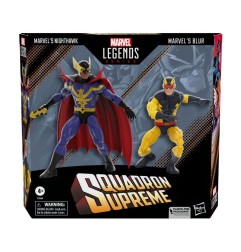 Squadron Supreme Marvel Legends - Pack 2 figurines Nighthawk & 's Blur 15 cm
