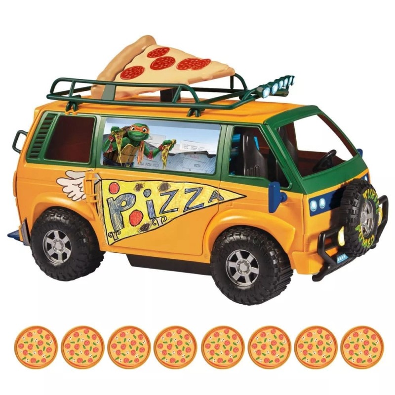 Tortues Ninja - Ninja Turtles : Teenage Years véhicule Pizzafire Van 20 cm