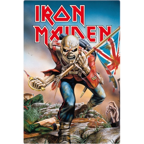 Iron Maiden - Panneau métal Trooper 20 x 30 cm