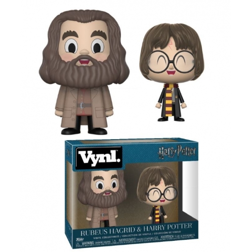 Harry Potter - Pack 2 VYNL figurines Hagrid & Harry 10 cm