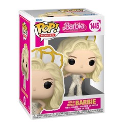 Barbie - Figurine POP! Gold Disco Barbiel 9 cm