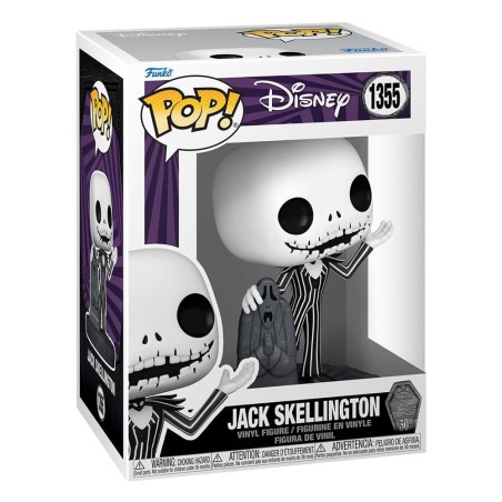 L'etrange Noël de Mr. Jack - L'étrange Noël de Mr. Jack 30th POP! Disney Vinyl figurine Jack w/Gravestone 9 cm