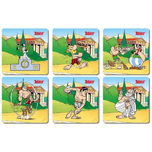Asterix - Pack de 6 sous-verres Olympic Games