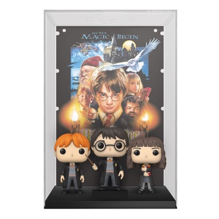 Harry Potter - POP! Movie Poster et figurine Sorcerer's Stone 9 cm