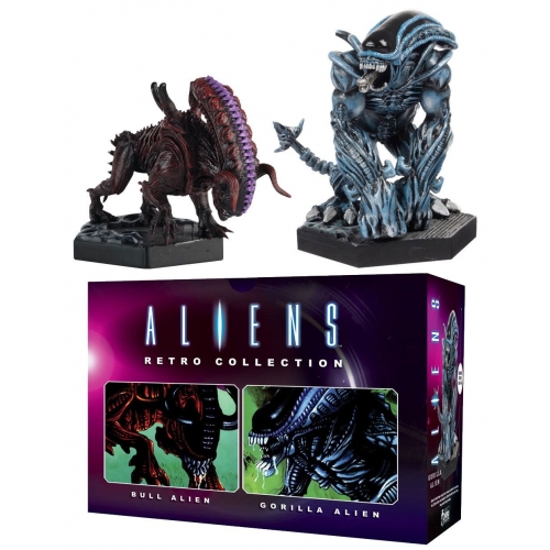 Alien Retro Collection - Pack 2 figurines Gorilla  & Bull  13 cm