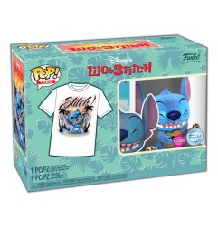 Lilo & Stitch - POP! & Tee set figurine et T-Shirt Ukelele Stitch (FL) 