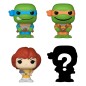 Les Tortues Ninja - Pack 4 figurines Bitty POP! Leonardo 2,5 cm
