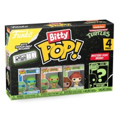 Tortues Ninja - Les Tortues ninja pack 4 figurines Bitty POP! Vinyl Leonardo 2,5 cm