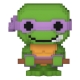 Les Tortues Ninja - Pack 4 figurines Bitty POP! 8-Bit 2,5 cm