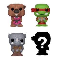 Tortues Ninja - Les Tortues ninja pack 4 figurines Bitty POP! Vinyl Splinter 2,5 cm
