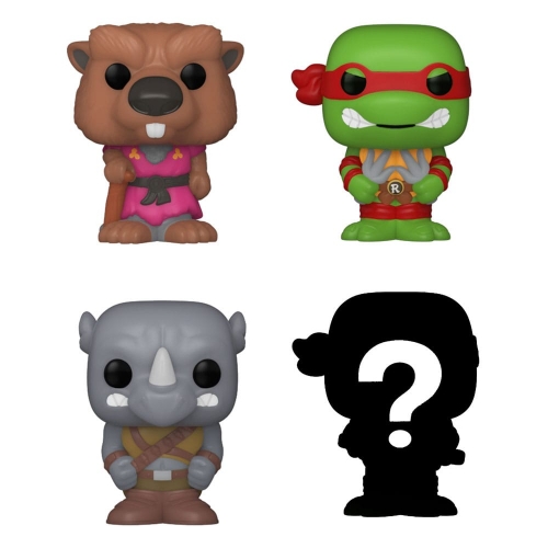 Les Tortues Ninja - Pack 4 figurines Bitty POP! Vinyl Splinter 2,5 cm