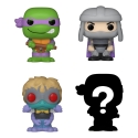 Les Tortues Ninja - Pack 4 figurines Bitty POP! Donatello 2,5 cm