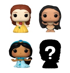 Disney - Princesses pack 4 figurines Bitty POP! Vinyl Belle 2,5 cm