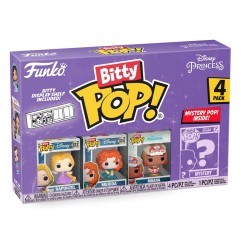 Disney - Princesses pack 4 figurines Bitty POP! Vinyl Rapunzel 2,5 cm