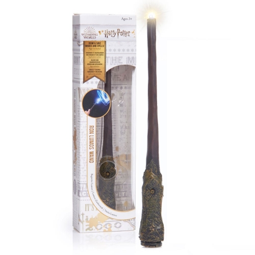 Harry Potter - Baguette magique de peintre en lumière Ron 18 cm