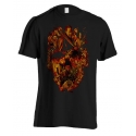 The Walking Dead - T-Shirt Orange Skull