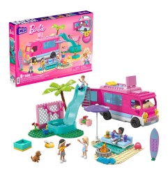 Barbie - Jeu de construction MEGA Aventure en camping-car de rêve