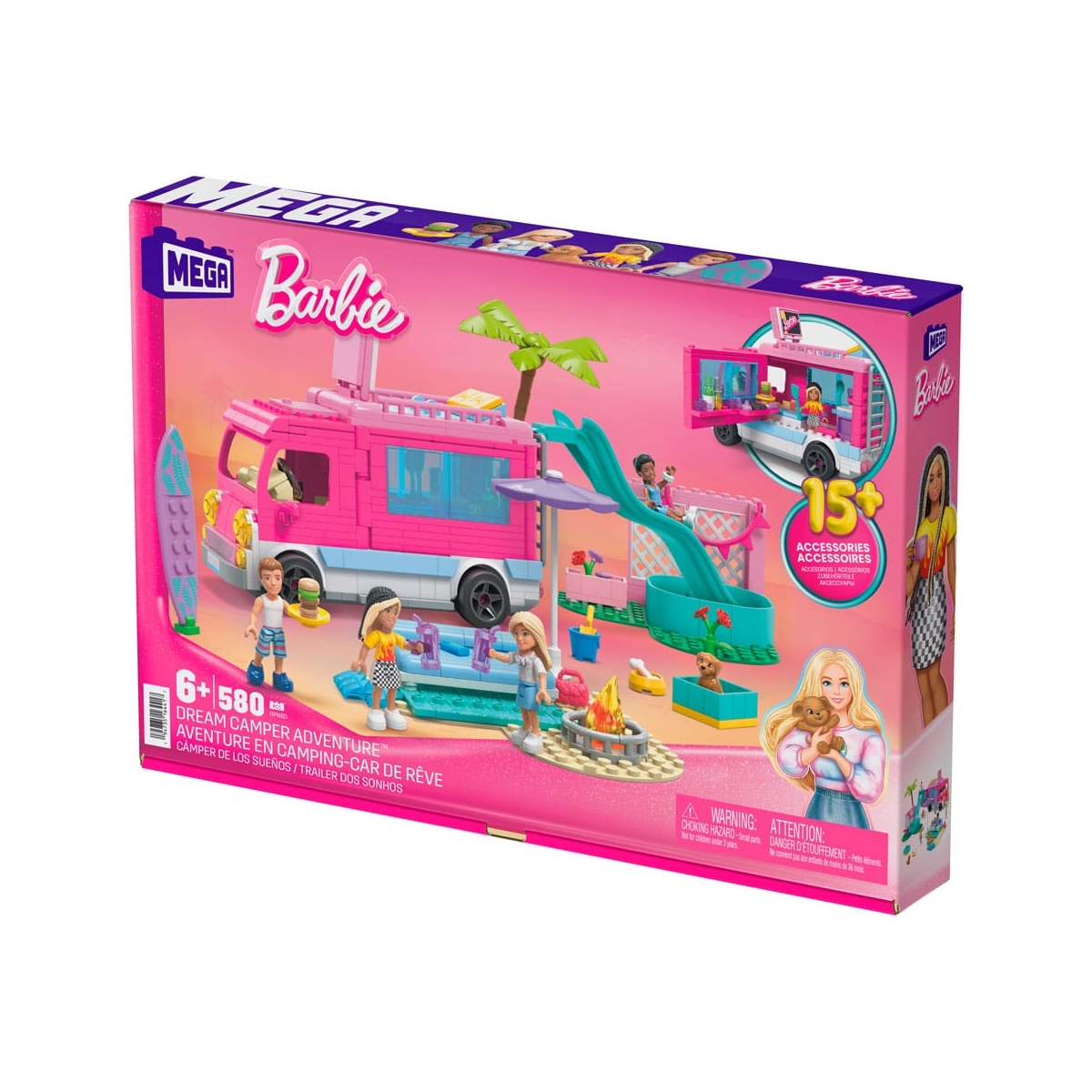 Accessoire poupée Méga Camping-Car de Barbie - Accessoire poupée