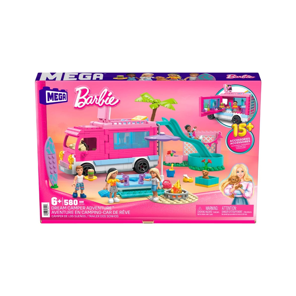 Méga Camping Car de Rêve pour Poupée Barbie