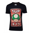 Super Mario - T-Shirt Propaganda Poster Inspired 1-Up Mushroom