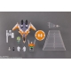 Macross Delta - Véhicule avec figurine Tiny Session VF-31E Siegfried (Chuck Mustang Use) with Reina Prowler 10 cm