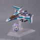 Macross Delta - Véhicule avec figurine Tiny Session VF-31C Siegfried (Arad Mölders Use) with Mikumo Guynemer 10 cm
