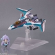 Macross Delta - Véhicule avec figurine Tiny Session VF-31C Siegfried (Arad Mölders Use) with Mikumo Guynemer 10 cm