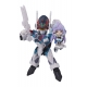 Macross Delta - Véhicule avec figurine Tiny Session VF-31C Siegfried (Arad Mölders Use) with Mikumo Guynemer 10 cm