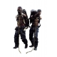The Walking Dead - Pack 2 figurines 1/6 Michonne's Pet Walkers 30 cm