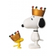 Snoopy - Mini figurines Medicom UDF Roi Snoopy & Woodstock 8 - 3 cm