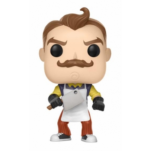 Hello Neighbor - Figurine POP! Neighbor with Apron & Meat Cleaver 9 cm