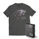 Game of thrones - T-Shirt Stark Metallic Shield