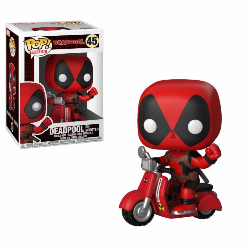 Deadpool - POP! Rides Vinyl figurine  & Scooter 9 cm