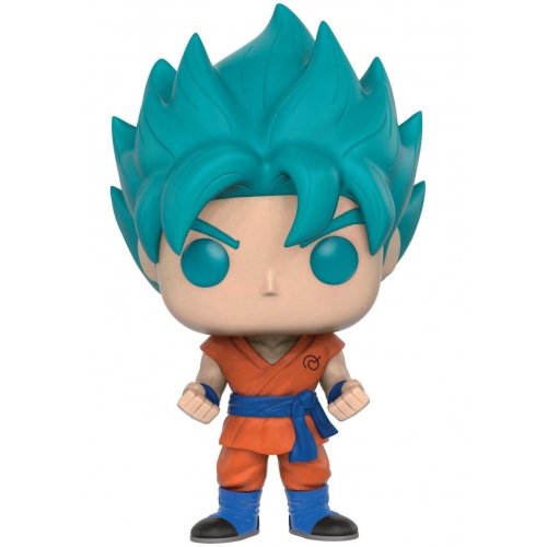 Dragon Ball Z Resurrection F - Figurine POP! Super Saiyan God Super Saiyan Goku (Blue) 9 cm
