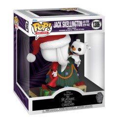 L'etrange Noël de Mr. Jack - L'étrange Noël de Mr. Jack 30th POP! Deluxe Vinyl figurine Jack & Zero w/Tree 9 cm